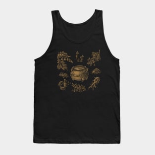 Recipe for Magic Potion from Grimoire of the Forest Witch Tank Top